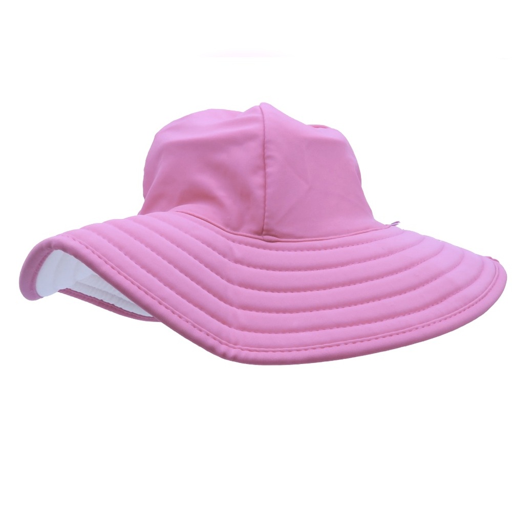 Ruffle Butts Pink Swim/Sun Hat